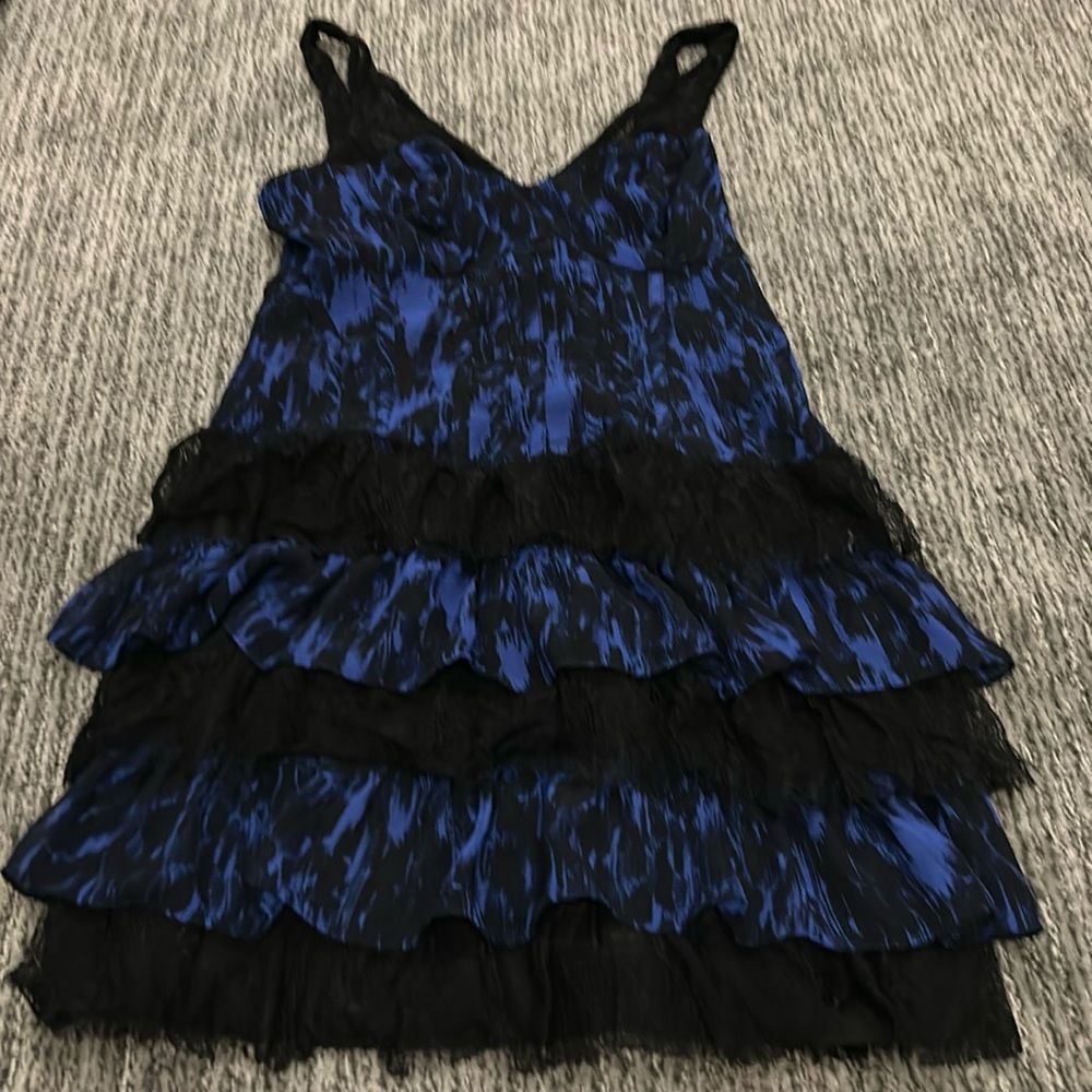 Guess Juniors lace tiered dress